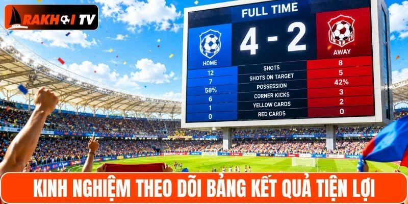 Kinh nghiệm theo dõi bảng kết quả tiện lợi
