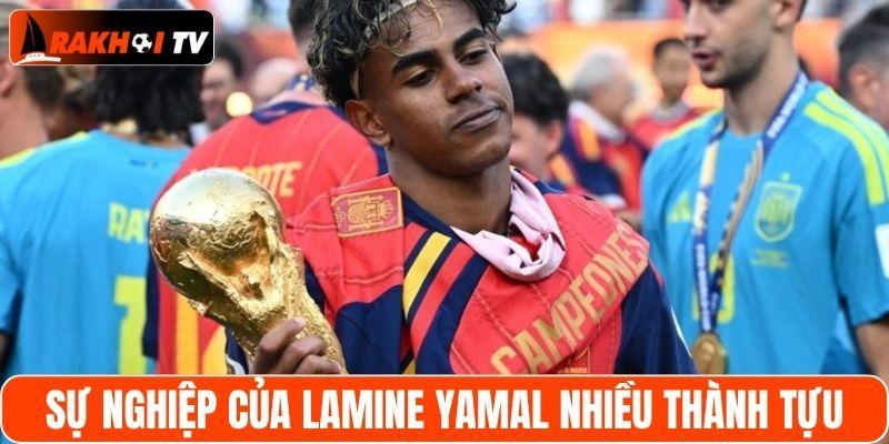 Sự nghiệp Lamine Yamal với nhiều thành tựu